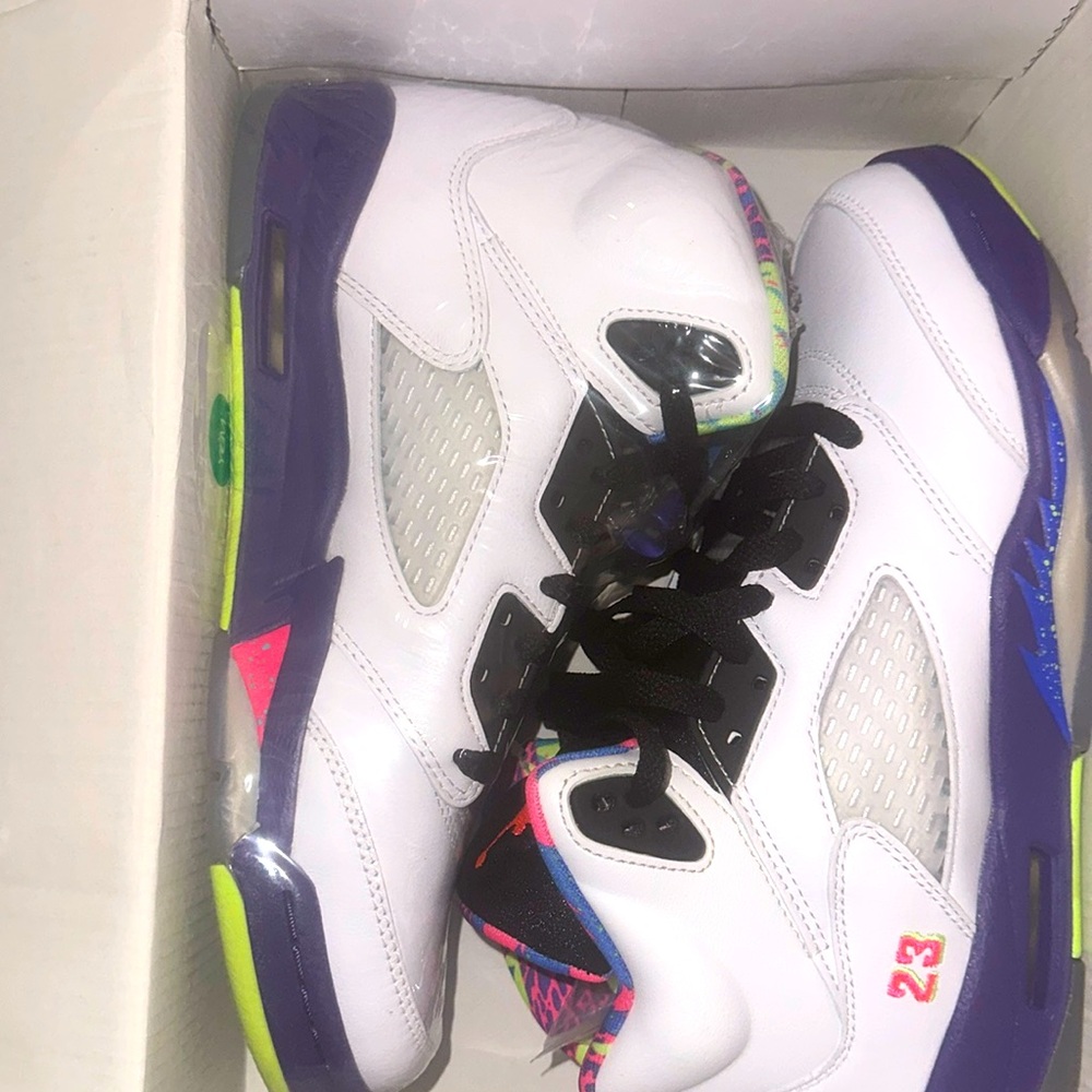 JORDAN RETO 5s (GS) 🔥🔥🔥🔥💜💜💜BRAND NEW NEVER WORN‼️‼️